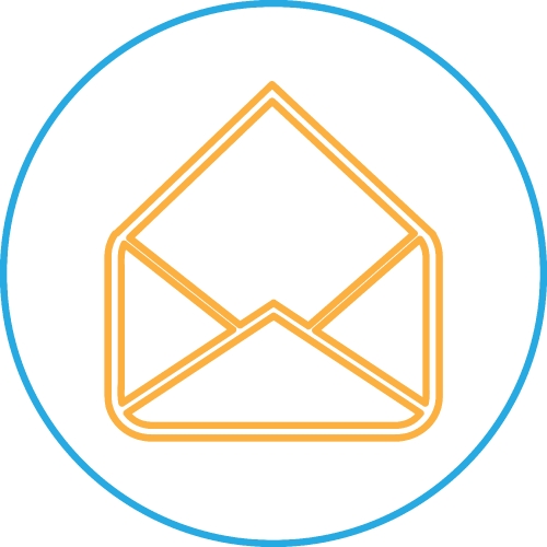 Email and mail icon sign symbol design