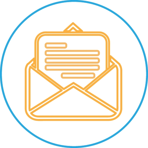 Email and mail icon sign symbol design