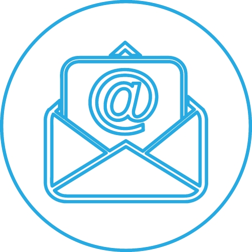 Email and mail icon sign symbol design