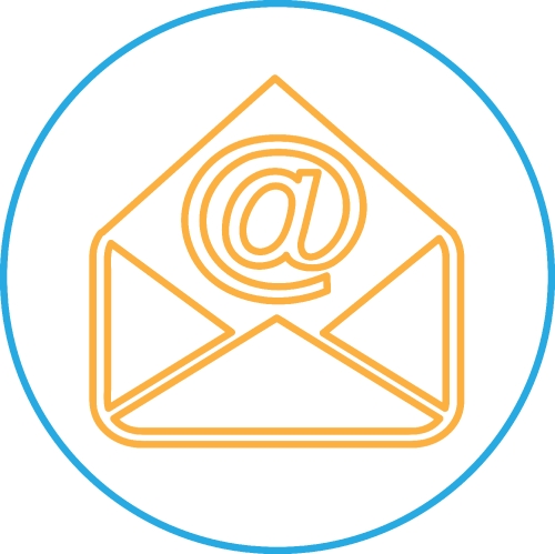 Email and mail icon sign symbol design