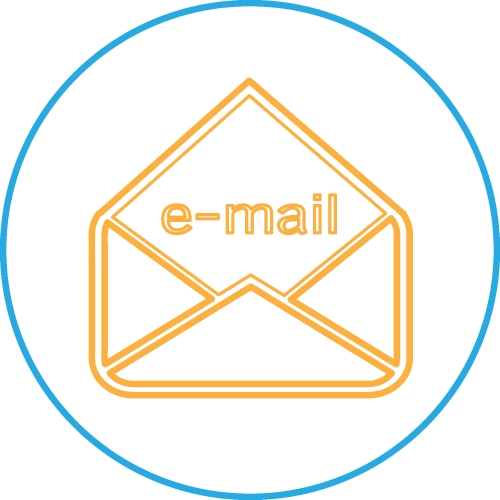 Email and mail icon sign symbol design