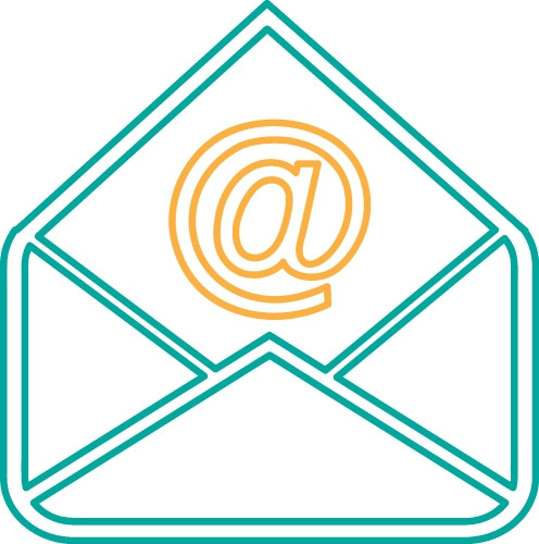 Email and mail icon sign symbol design