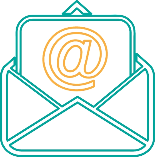 Email and mail icon sign symbol design