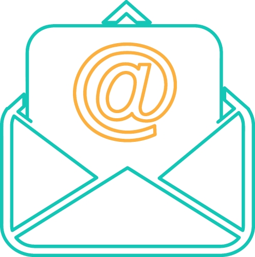 Email and mail icon sign symbol design