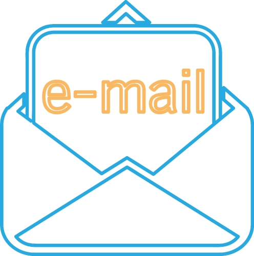 Email and mail icon sign symbol design