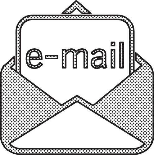 Email and mail icon sign symbol design