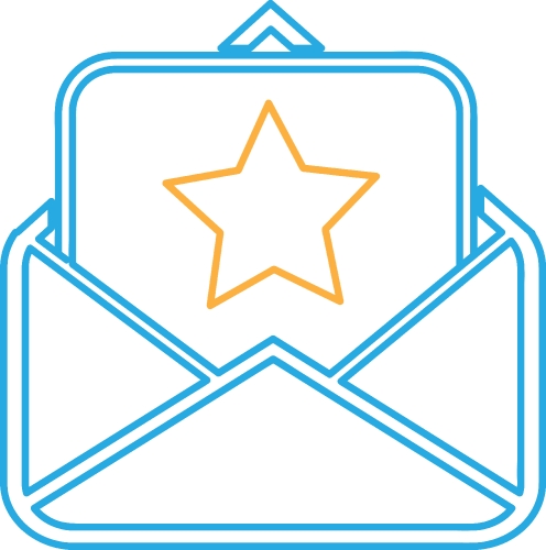 Email and mail icon sign symbol design