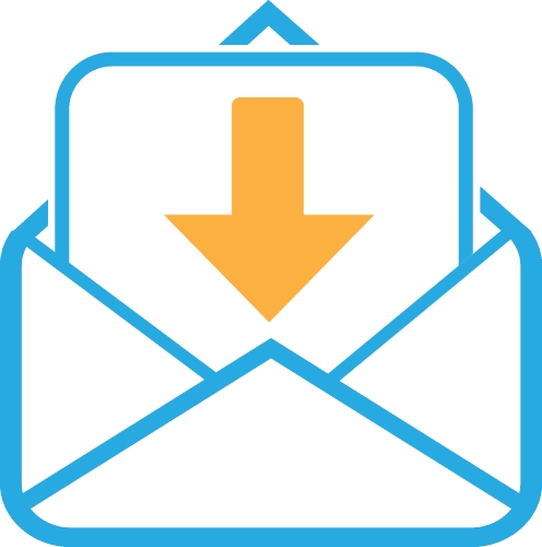 Email and mail icon sign symbol design