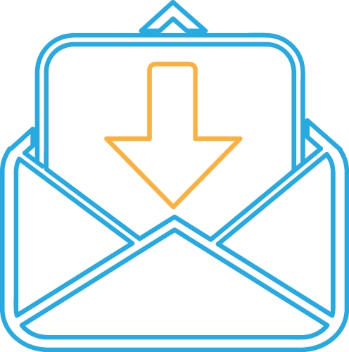 Email and mail icon sign symbol design