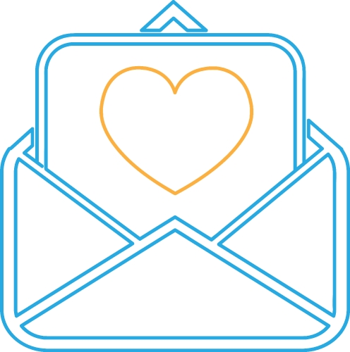 Email and mail icon sign symbol design