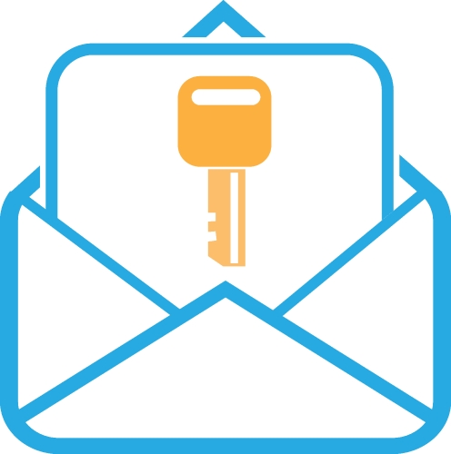 Email and mail icon sign symbol design