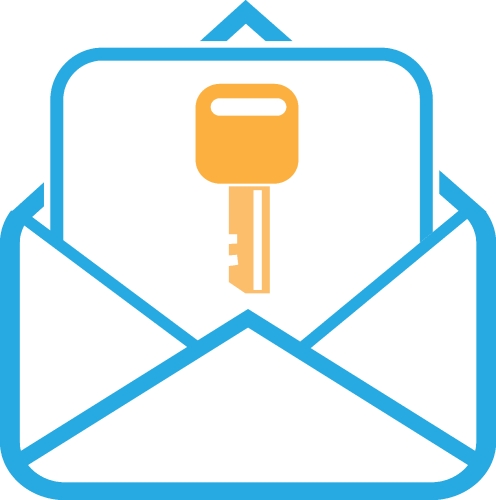 Email and mail icon sign symbol design