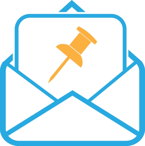 Email and mail icon sign symbol design