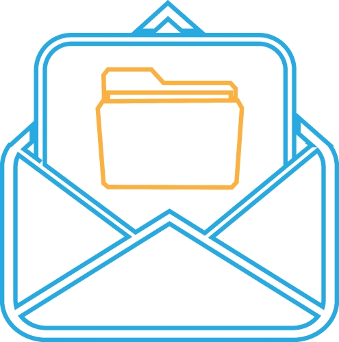 Email and mail icon sign symbol design