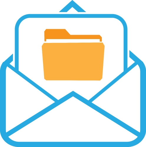 Email and mail icon sign symbol design