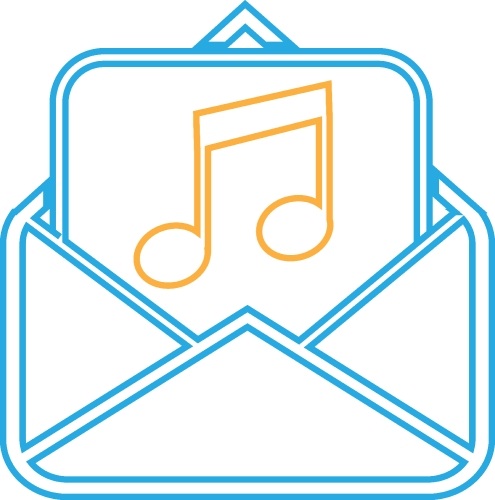 Email and mail icon sign symbol design