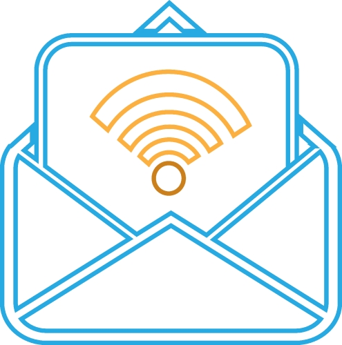 Email and mail icon sign symbol design