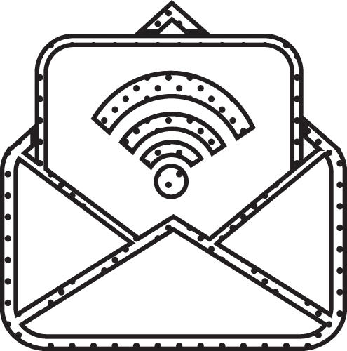 Email and mail icon sign symbol design