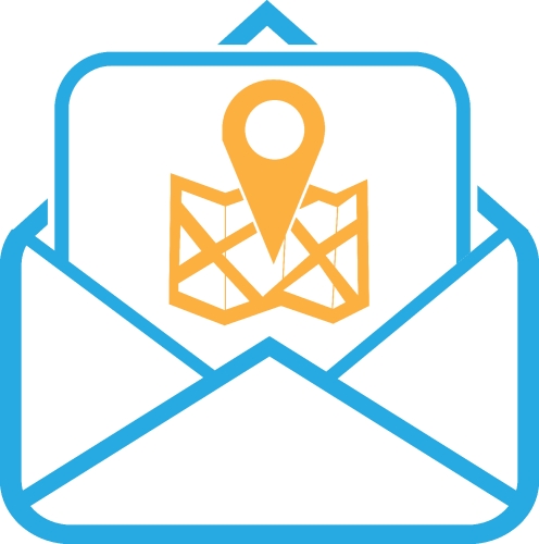 Email and mail icon sign symbol design