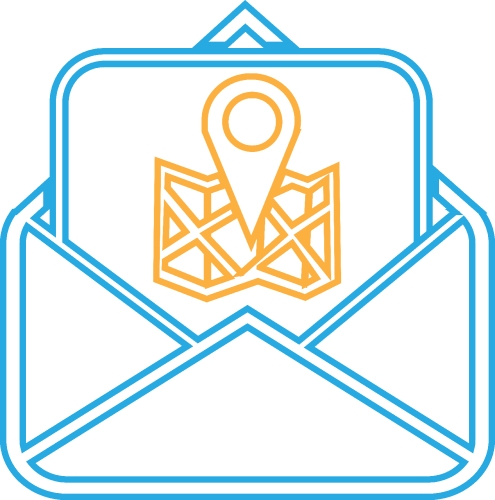 Email and mail icon sign symbol design