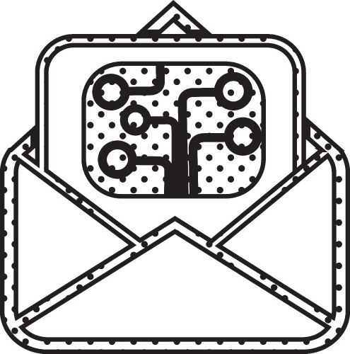 Email and mail icon sign symbol design