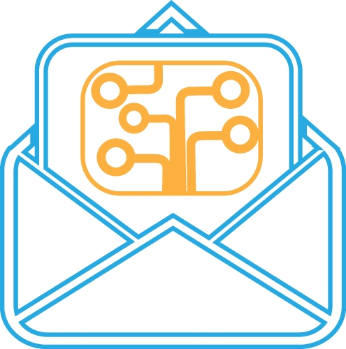 Email and mail icon sign symbol design