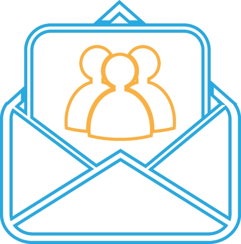 Email and mail icon sign symbol design