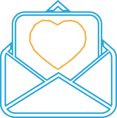 Email and mail icon sign symbol design