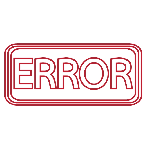 error stamp
