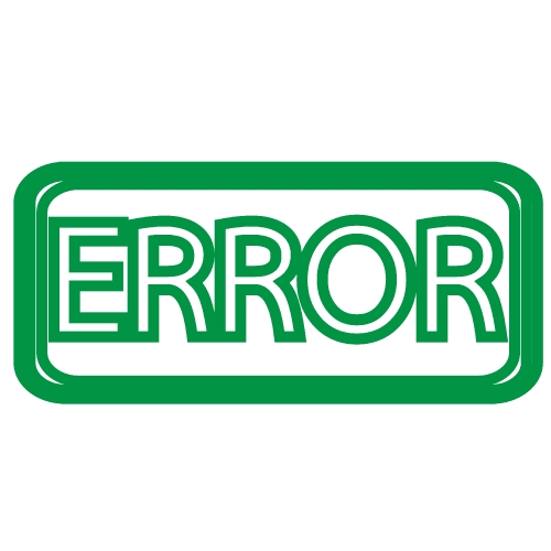 error stamp