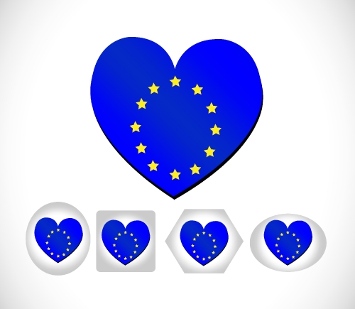 EU flag European union flag idea design