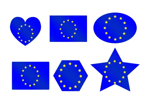 EU flag European union flag idea design