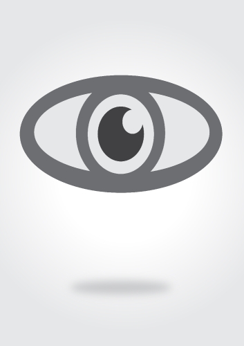 Eye icon character design