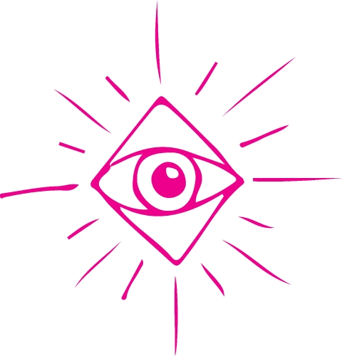 Eye icon sign design