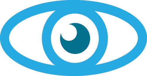 Eye icon sign symbol design