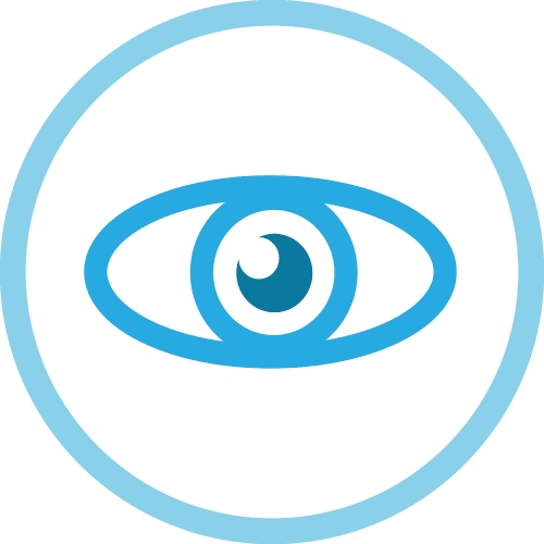 Eye icon sign symbol design