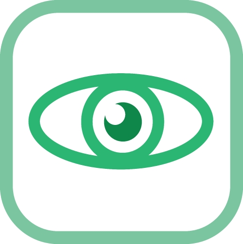 Eye icon sign symbol design