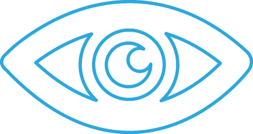 Eye icon sign symbol design