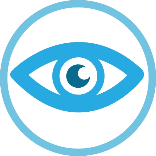 Eye icon sign symbol design