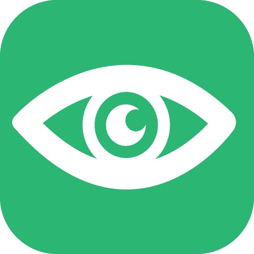 Eye icon sign symbol design