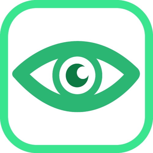 Eye icon sign symbol design