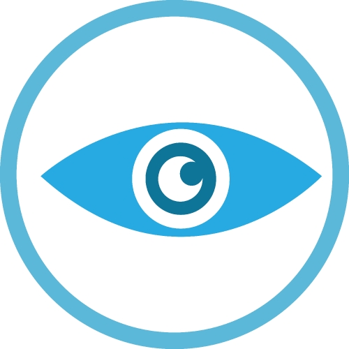 Eye icon sign symbol design