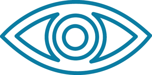 Eye icon sign symbol design