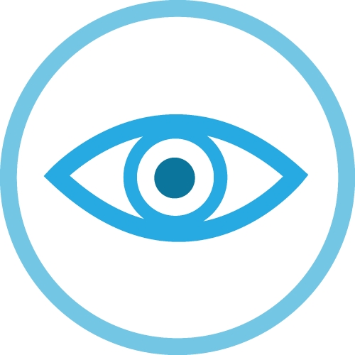 Eye icon sign symbol design