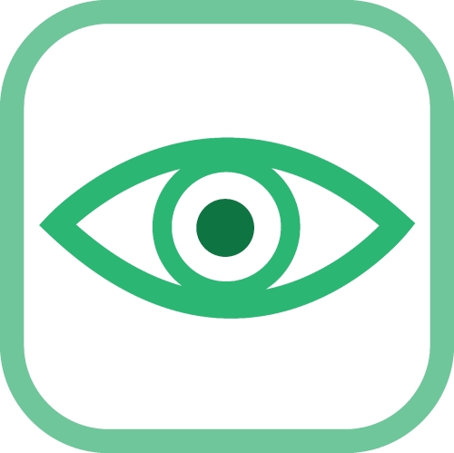 Eye icon sign symbol design