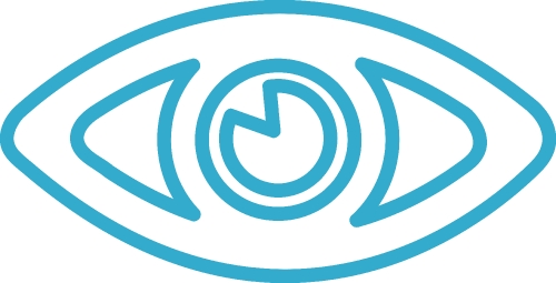 Eye icon sign symbol design