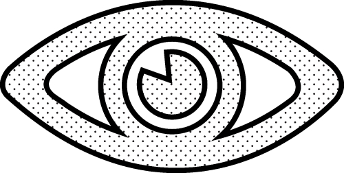 Eye icon sign symbol design