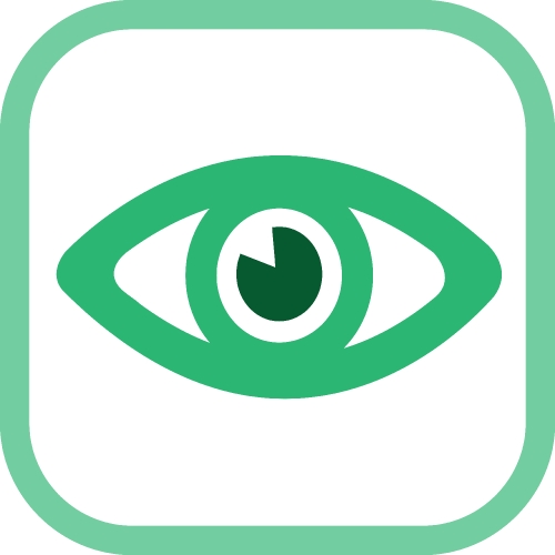 Eye icon sign symbol design