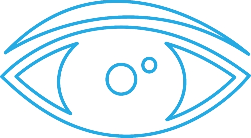 Eye icon sign symbom design