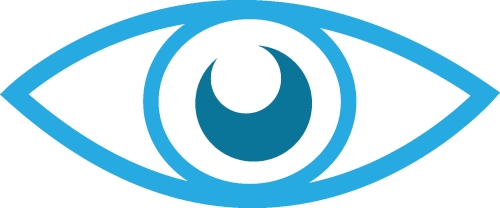 Eye icon sign symbom design